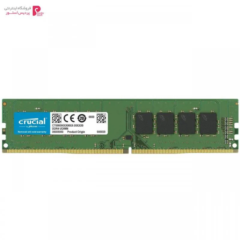 رم دسکتاپ DDR4 تک کاناله 2666  مگاهرتز کروشیال مدل CL17 ظرفیت 16 گیگابایت - 0