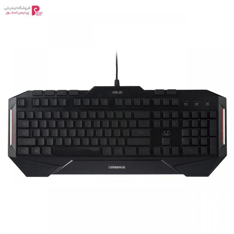 کیبورد مخصوص بازی ایسوس مدل Cerberus باحروف فارسی Asus Cerberus Gaming Keyboard With Persian Letters - 0