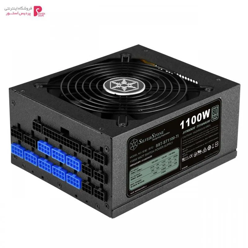 منبع تغذیه کامپیوتر سیلوراستون مدل Strider Titanium SST-ST1100-TI Silverstone Strider Titanium SST-ST1100-TI Computer Power Supply - 0