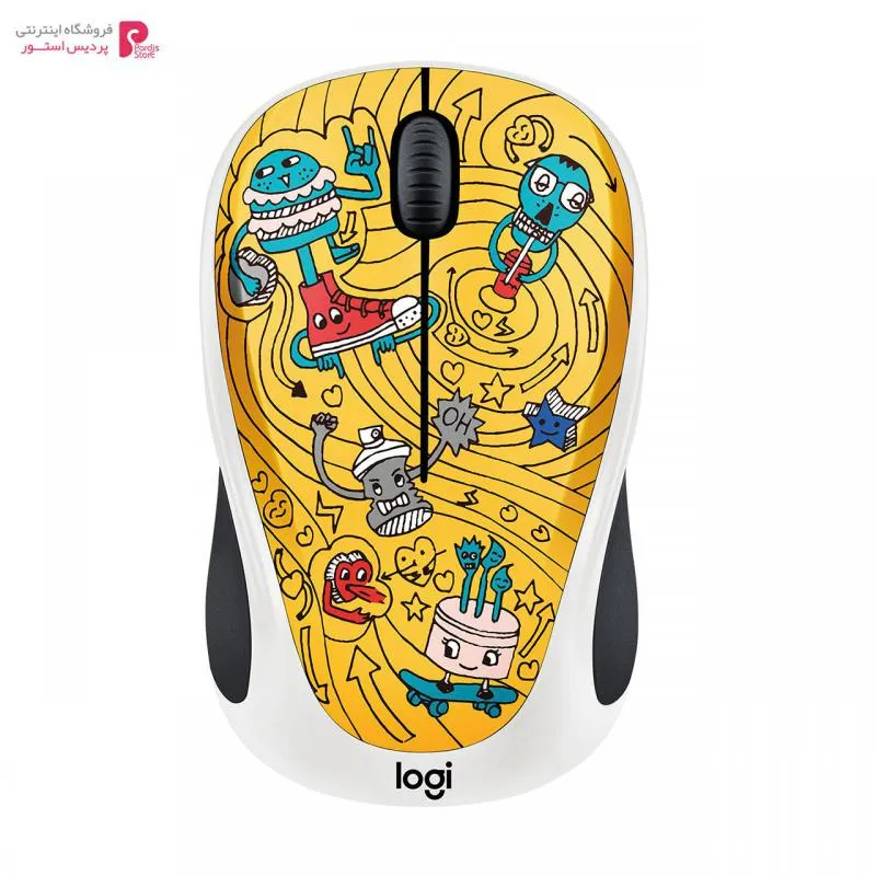 ماوس بی سیم لاجیتک مدل M238 طرح GO GO GOLD Logitech M238 GO GO GOLD Design Wireless Mouse - 0