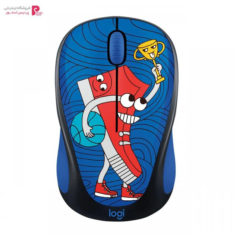 ماوس بی سیم لاجیتک مدل M238 طرح SNEAKER HEAD Logitech M238 SNEAKER HEAD Design Wireless Mouse - 0