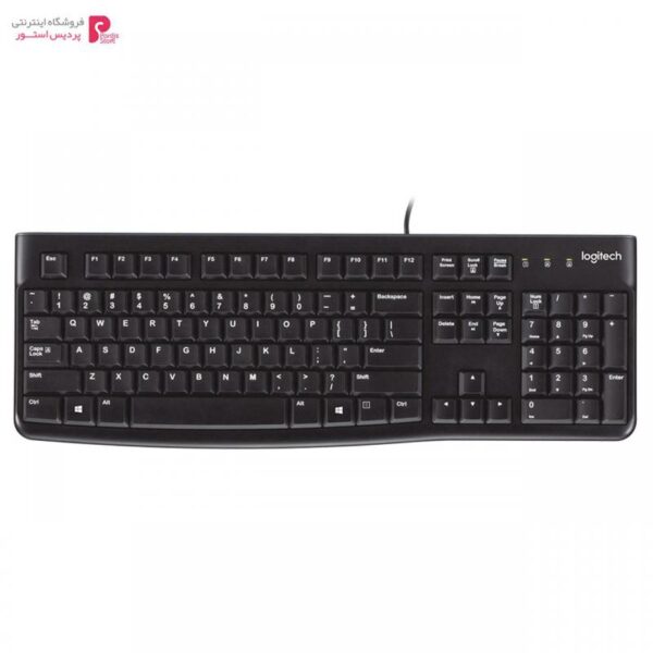 کیبورد لاجیتک مدل K120 Logitech K120 Wired Keyboard - 0