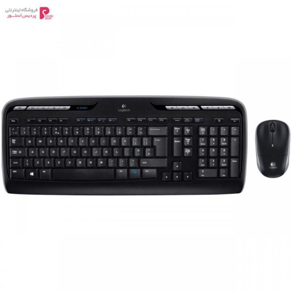 کیبورد و ماوس بی سیم لاجیتک مدل MK330 Logitech MK330 Wireless Keyboard and Mouse - 0