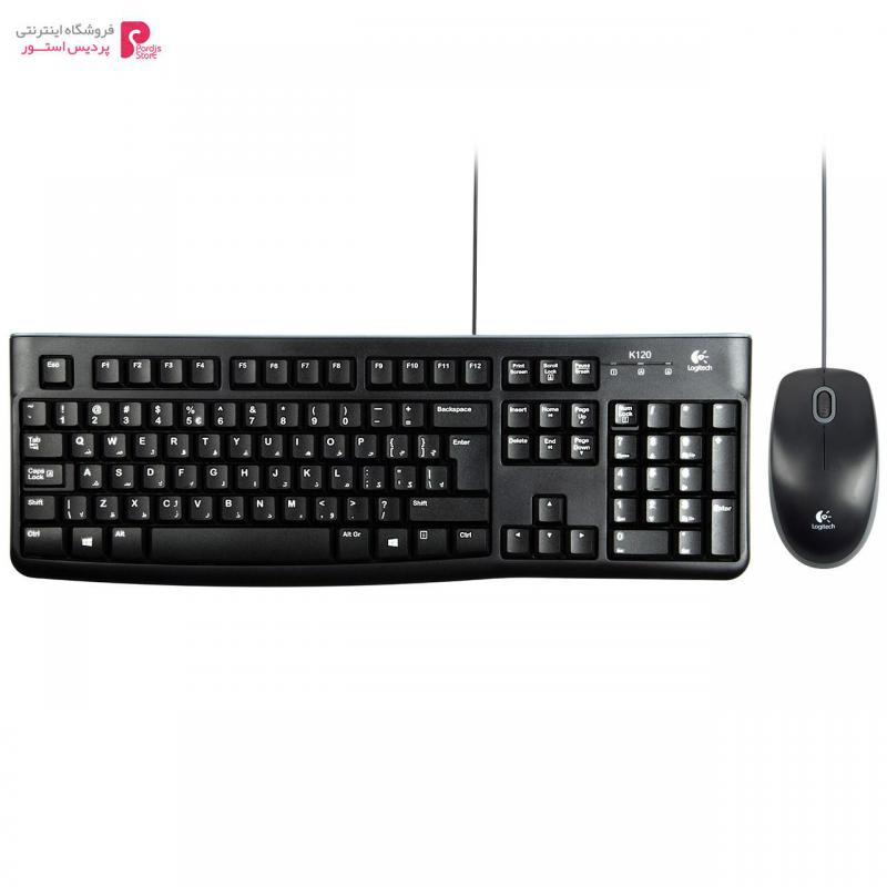 کیبورد و ماوس لاجیتک MK120 - کیبورد و ماوس لاجیتک MK120