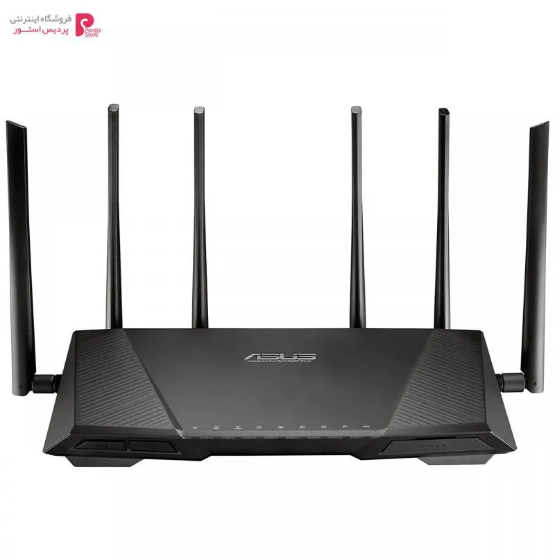 روتر بی‌ سیم گیگابیتی و سه بانده ایسوس مدل RT-AC3200 Asus RT-AC3200 Tri-Band Wireless Gigabit Router - 0