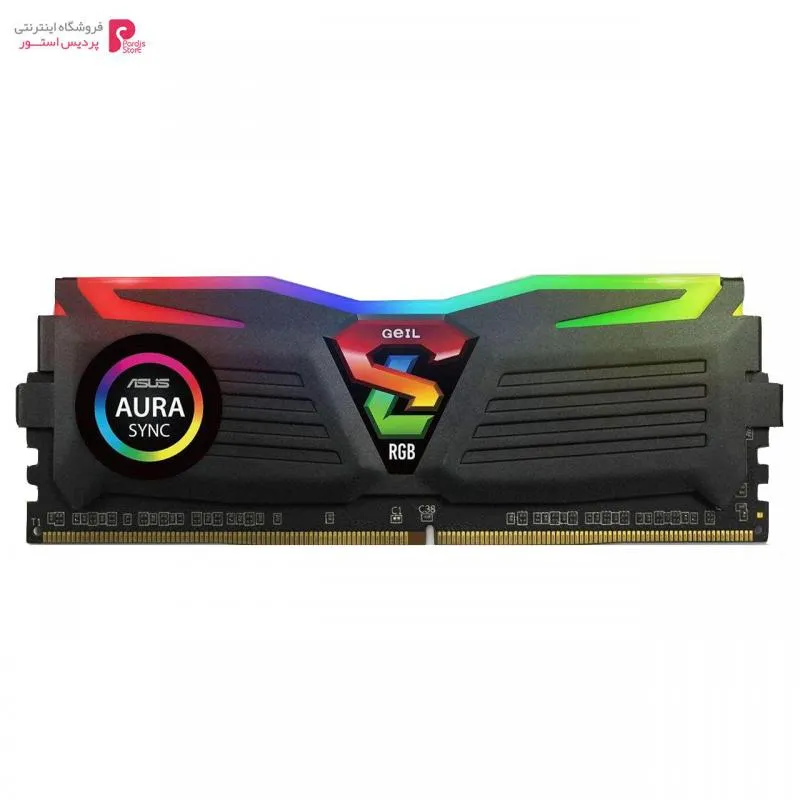 رم دسکتاپ DDR4 تک کاناله 2400 مگاهرتز CL16 گیل مدل Super Luce Rgb ظرفیت 8 گیگابایت - 0