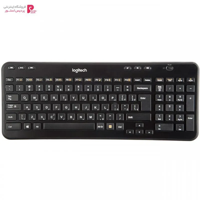 کیبورد لاجیتک مدل K360 با حروف فارسی - 0