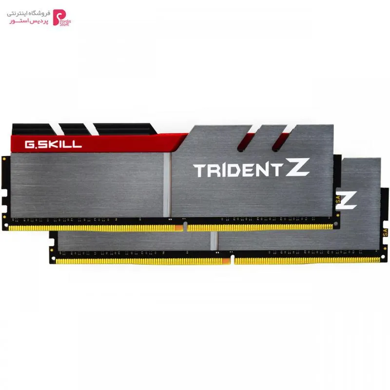 رم دسکتاپ DDR4 دوکاناله CL16 جی اسکیل Trident Z ظرفیت16 - رم دسکتاپ DDR4 دوکاناله CL16 جی اسکیل Trident Z ظرفیت16