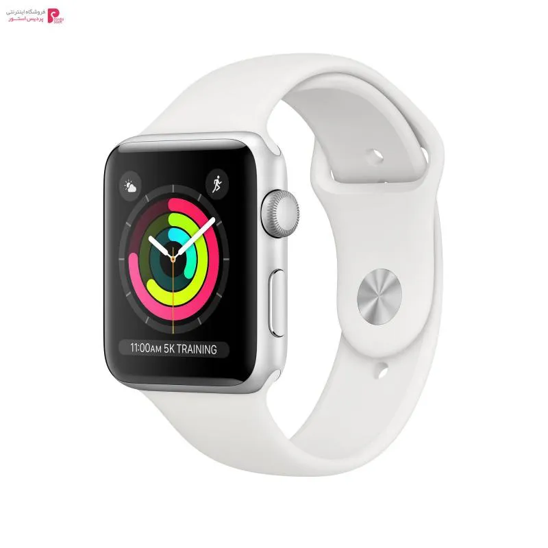 ساعت هوشمند اپل سری 3 جی پی اس مدل 38mm Aluminium Case with Sport Band - ساعت هوشمند اپل سری 3 جی پی اس مدل 38mm Aluminium Case with Sport Band