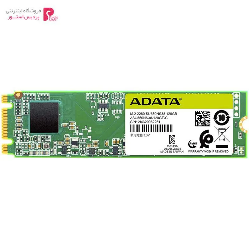 اس اس دی اینترنال ای دیتا مدل SU650 M.2 2280 ظرفیت 120 گیگابایت - 0