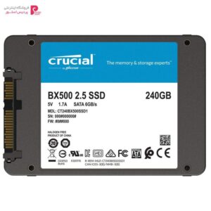 اس اس دی اینترنال کروشیال BX500 240GB - اس اس دی اینترنال کروشیال BX500 240GB