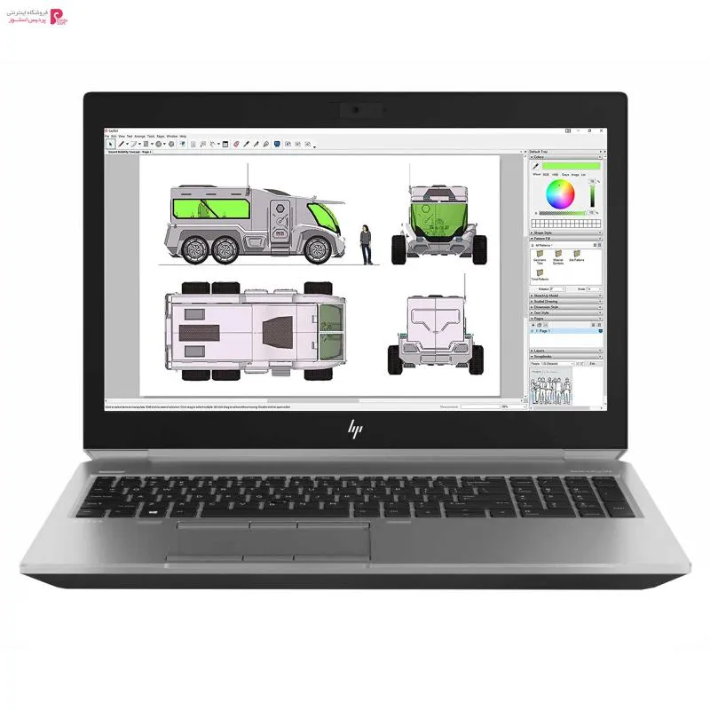 لپ تاپ 15 اینچی اچ پی مدل ZBook 15 G6 Mobile Workstation-B2 - 0