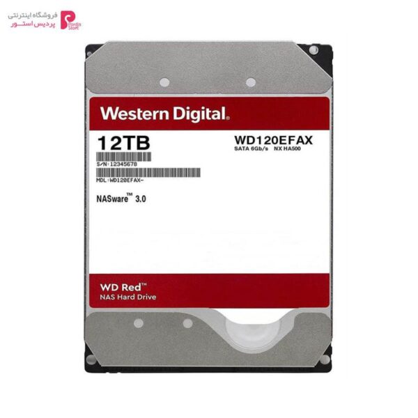 هارد دیسک اینترنال وسترن دیجیتال RED WD120EFAX 12TB