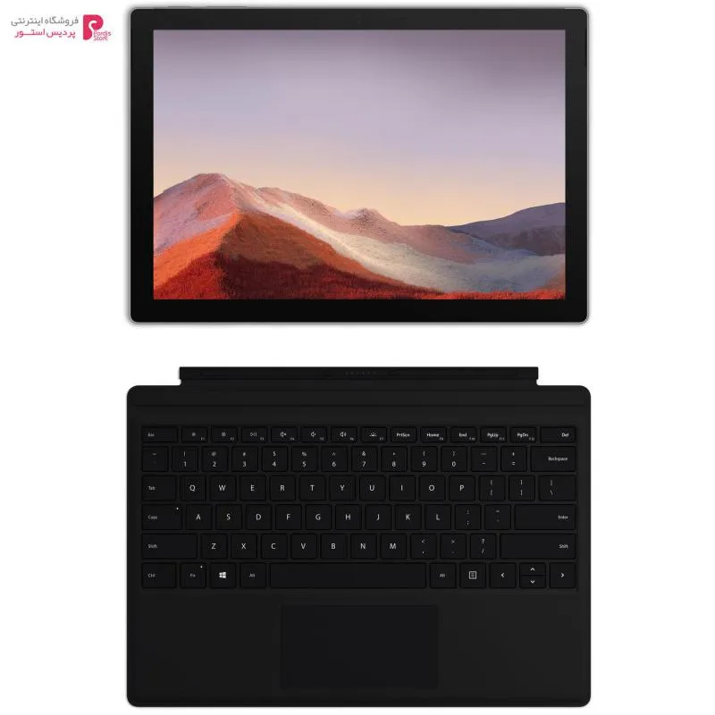 تبلت مایکروسافت Surface Pro 7 Plus-F 512GB به همراه کیبورد Black Type Cover - تبلت مایکروسافت Surface Pro 7 Plus-F 512GB به همراه کیبورد Black Type Cover