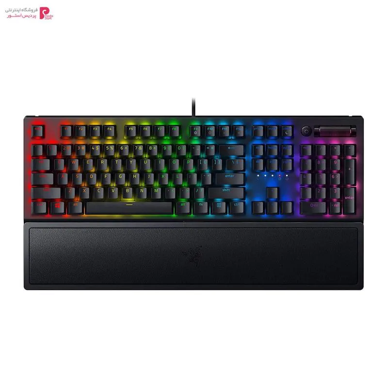 کیبورد گیمینگ ریزر BLACKWIDOW V3 Chroma RGB With Green Switch