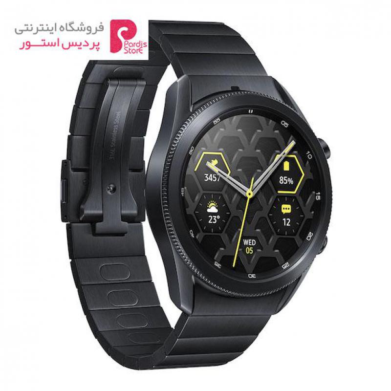 ساعت هوشمند سامسونگ Galaxy Watch3 Titanium 45mm - ساعت هوشمند سامسونگ Galaxy Watch3 Titanium 45mm