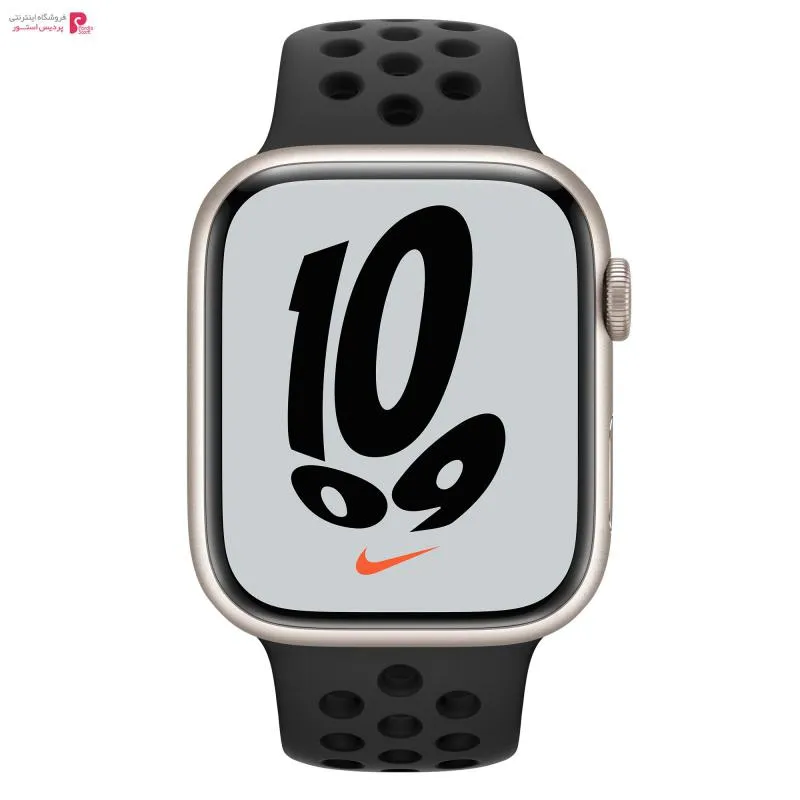 ساعت هوشمند اپل واچ سری 7 مدل 45mm Aluminum Case with Nike Sport Band - ساعت هوشمند اپل واچ سری 7 مدل 45mm Aluminum Case with Nike Sport Band