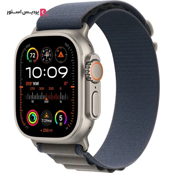 ساعت هوشمند اپل مدل Ultra 2 Titanium Case Alpine Loop 49mm - ساعت هوشمند اپل مدل Ultra 2 Titanium Case Alpine Loop 49mm