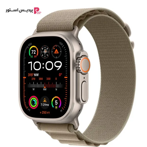 ساعت هوشمند اپل مدل Ultra 2 Titanium Case Trail Loop 49mm - ساعت هوشمند اپل مدل Ultra 2 Titanium Case Trail Loop 49mm