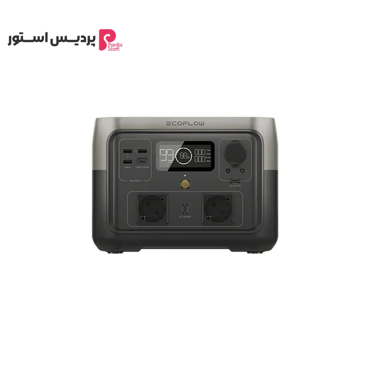 پاوراستیشن خورشیدی اکوفلو مدل EcoFlow RIVER 2 MAX (EFR610) ظرفیت 512 وات ساعت - تصویر 1