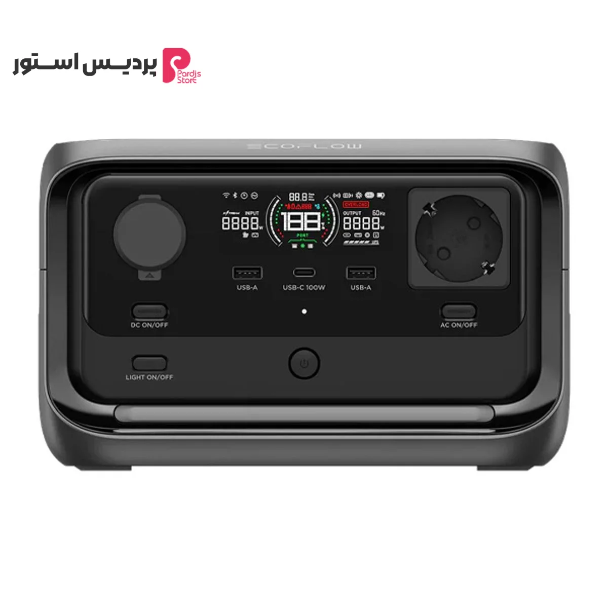 باتری خورشیدی اکوفلو مدل RIVER 3 Plus Portable Power Station ظرفیت 858 وات ساعت - تصویر 1