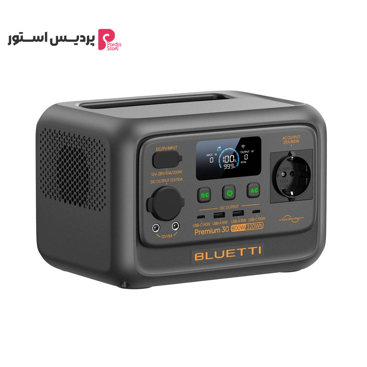 پاور استیشن 600 وات بلوتی مدل Premium 30 V2 ظرفیت 71875 میلی آمپر ساعت - تصویر 1