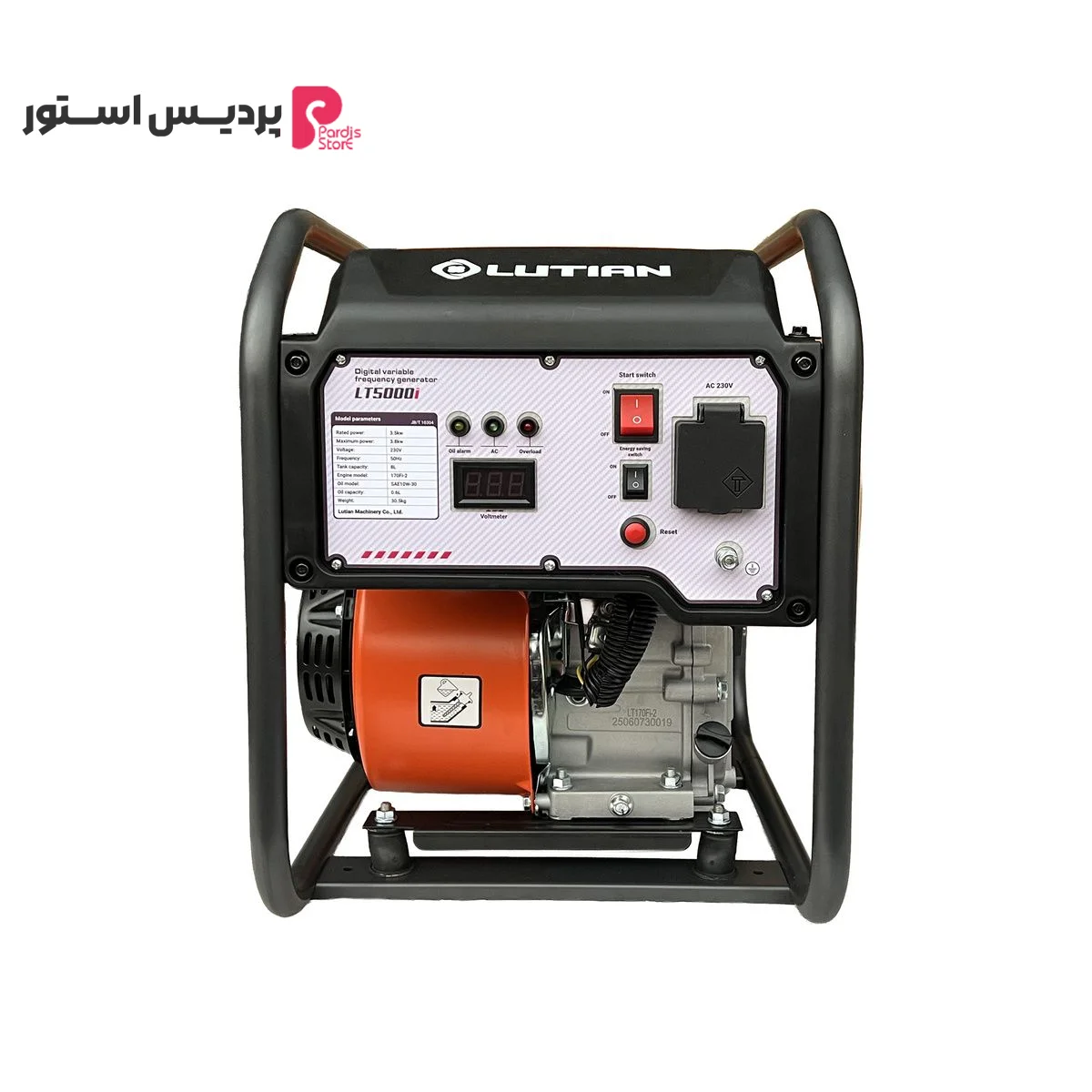 موتور برق بنزینی 8.5 اسب بخار لوتیان مدل LT5000i - تصویر 1