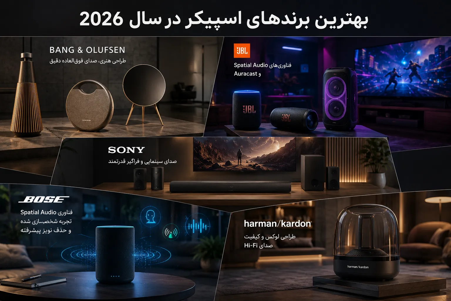 بهترین برند اسپیکر هوشمند ۲۰۲۶
