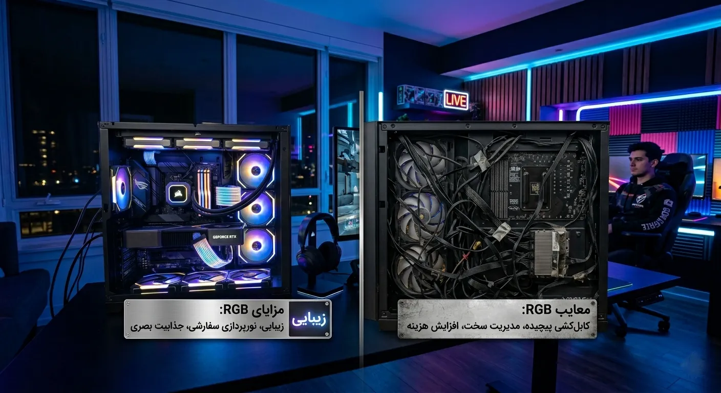 مزایا و معایب کیس RGB