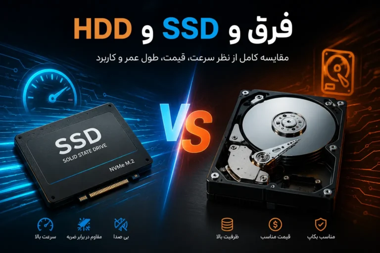 فرق SSD و HDD به زبان ساده | کدام هارد بهتر است؟