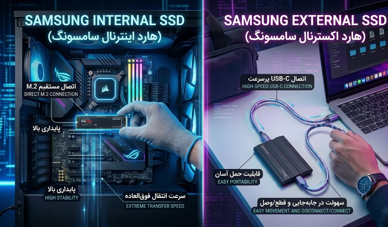 فرق SSD و HDD