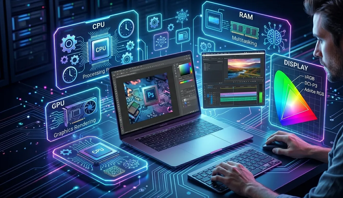 بهترین لپ تاپ برای فتوشاپ و پریمیر