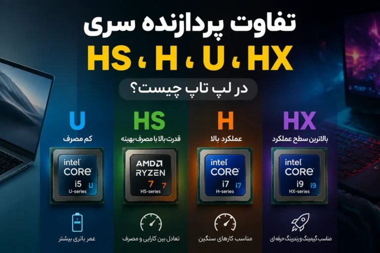 تفاوت پردازنده سری HS، H، U و HX در لپ تاپ چیست؟