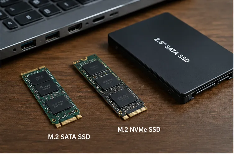 مقایسه SSD SATA و NVMe مناسب برای ارتقای لپ تاپ